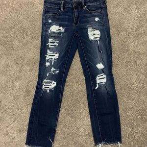 American Eagle: Jegging crop denim